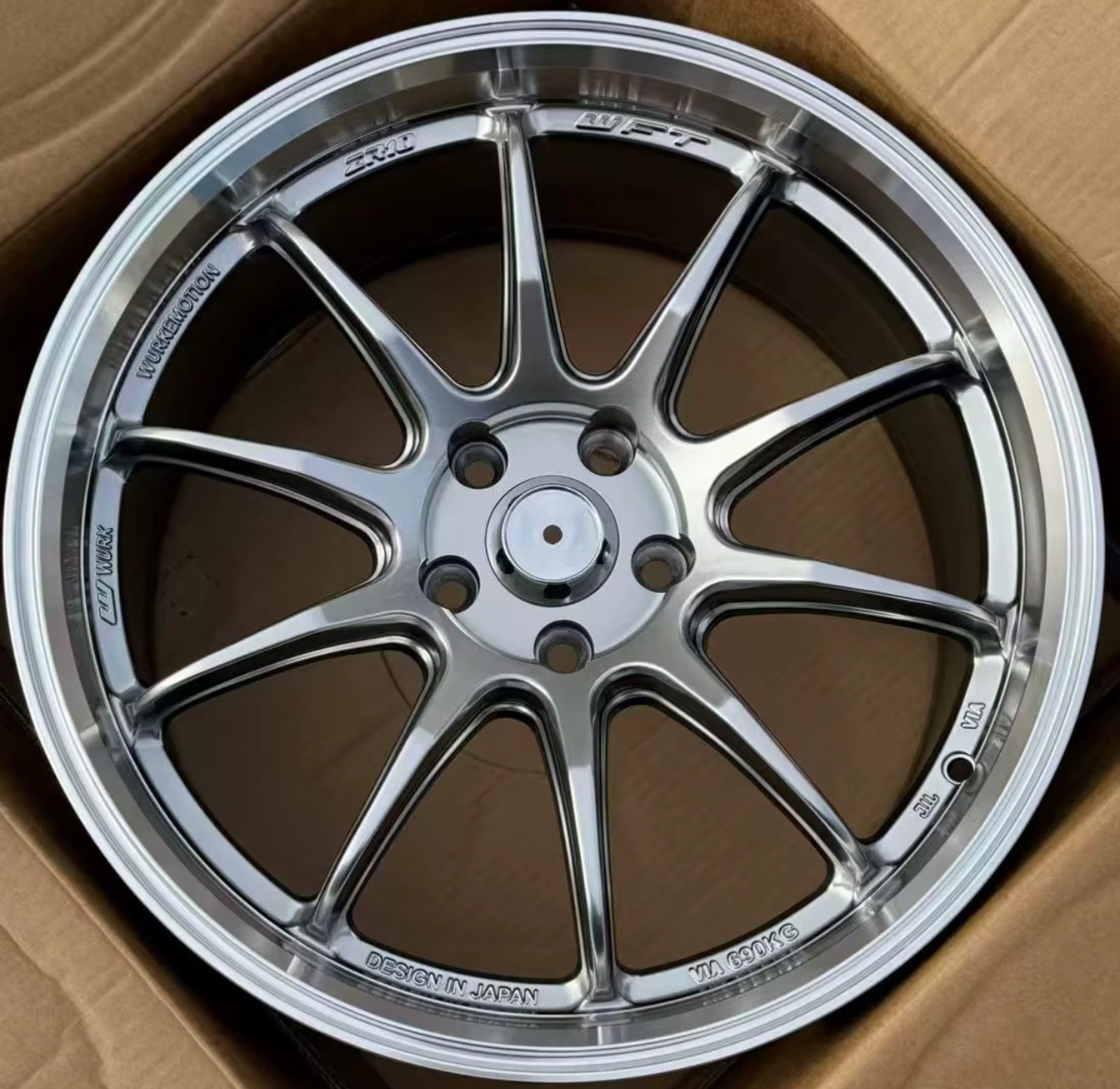 Motorsport 10-spoke (WORK Emotion ZR10-inspired) aftermarket wheel
