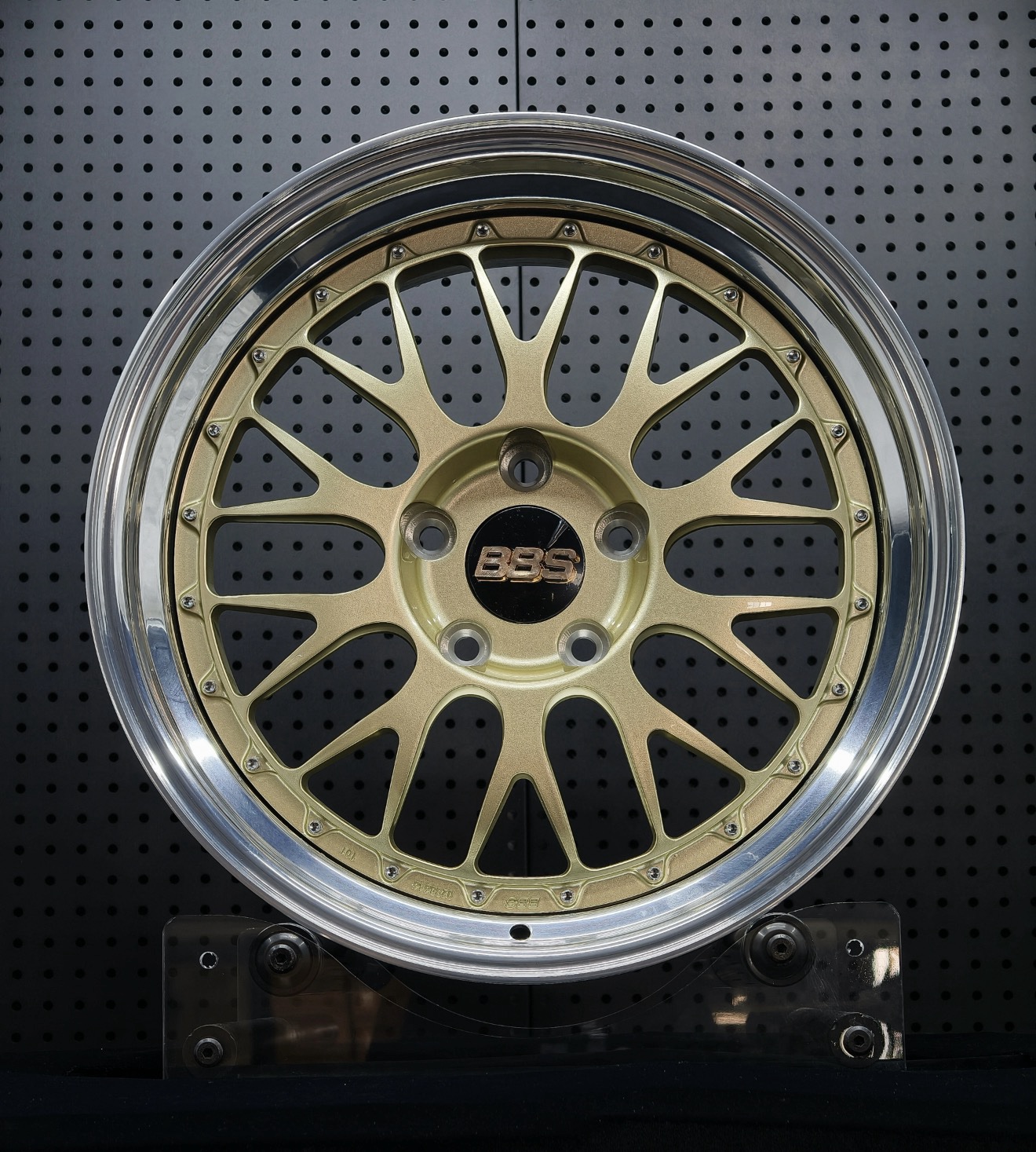 Custom forged multi-spoke (BBS LM-inspired) aftermarket wheel